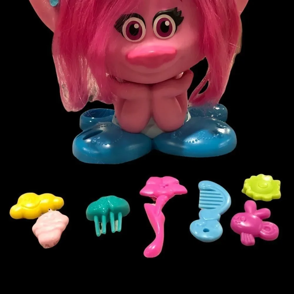 Dreamworks Trolls Poppy Style Head with hair accessories‎